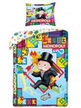 Obliečky MONOPOLY v látkovom batohu